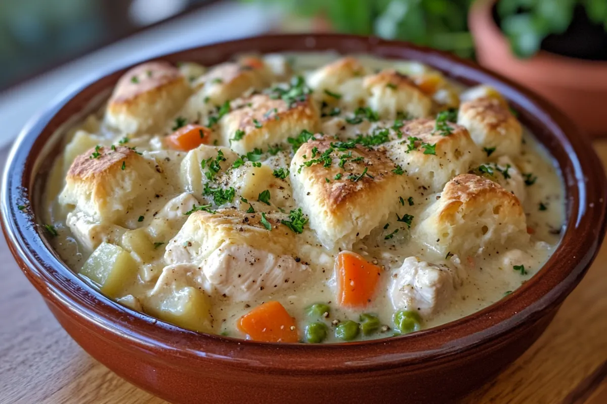 Crockpot Chicken Pot Pie