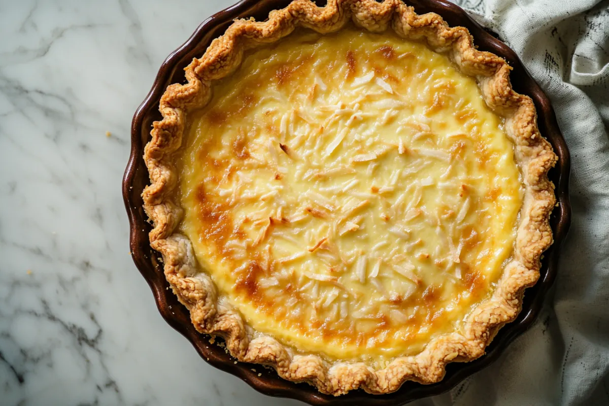 Coconut Custard Pie