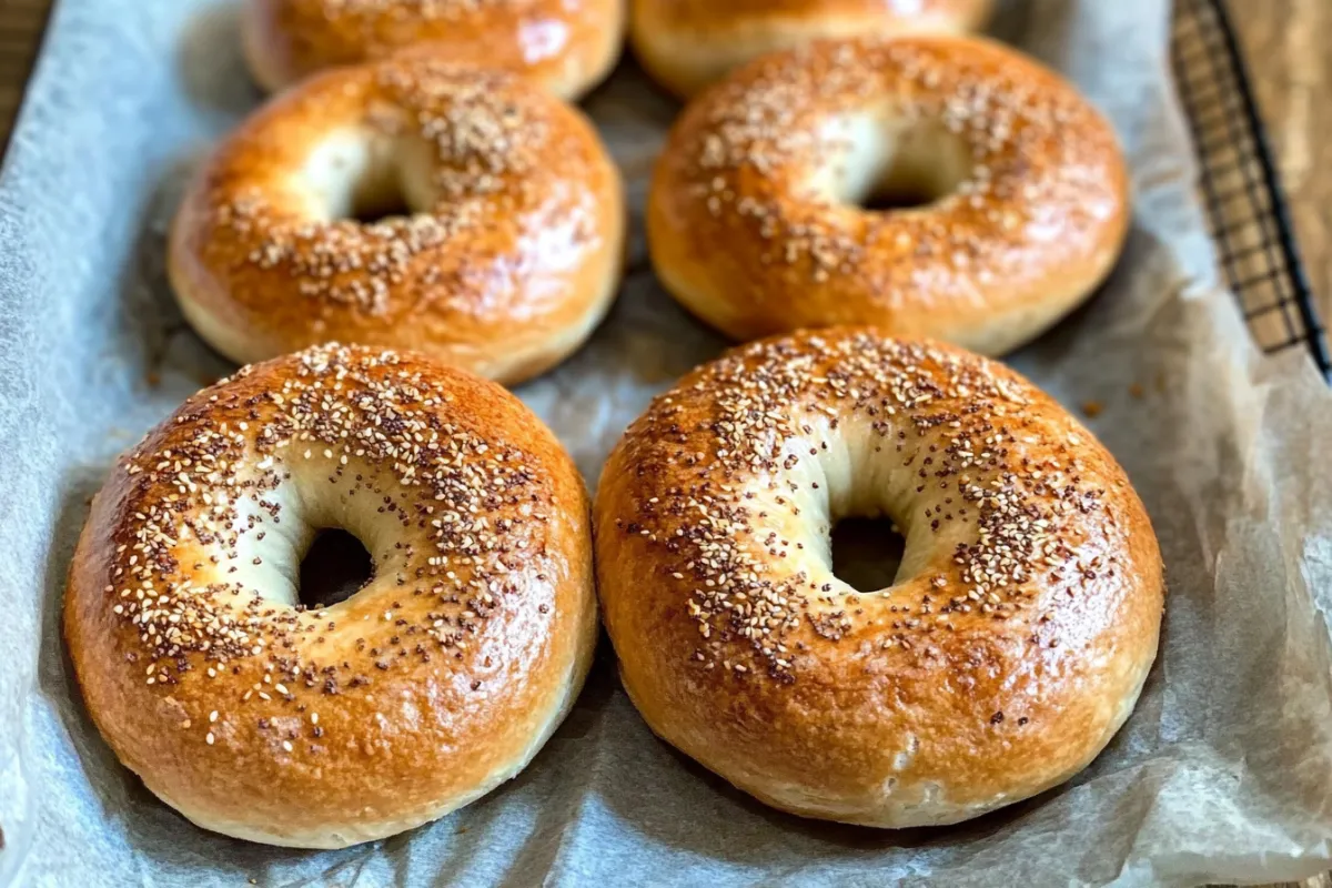 sourdough bagels